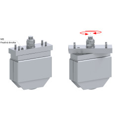 Otočné vodiace koliesko Combi Arialdo 80mm, pre U profil ø16mm Otočné vodiace koliesko Combi Arialdo 80mm, pre U profil ø16mm